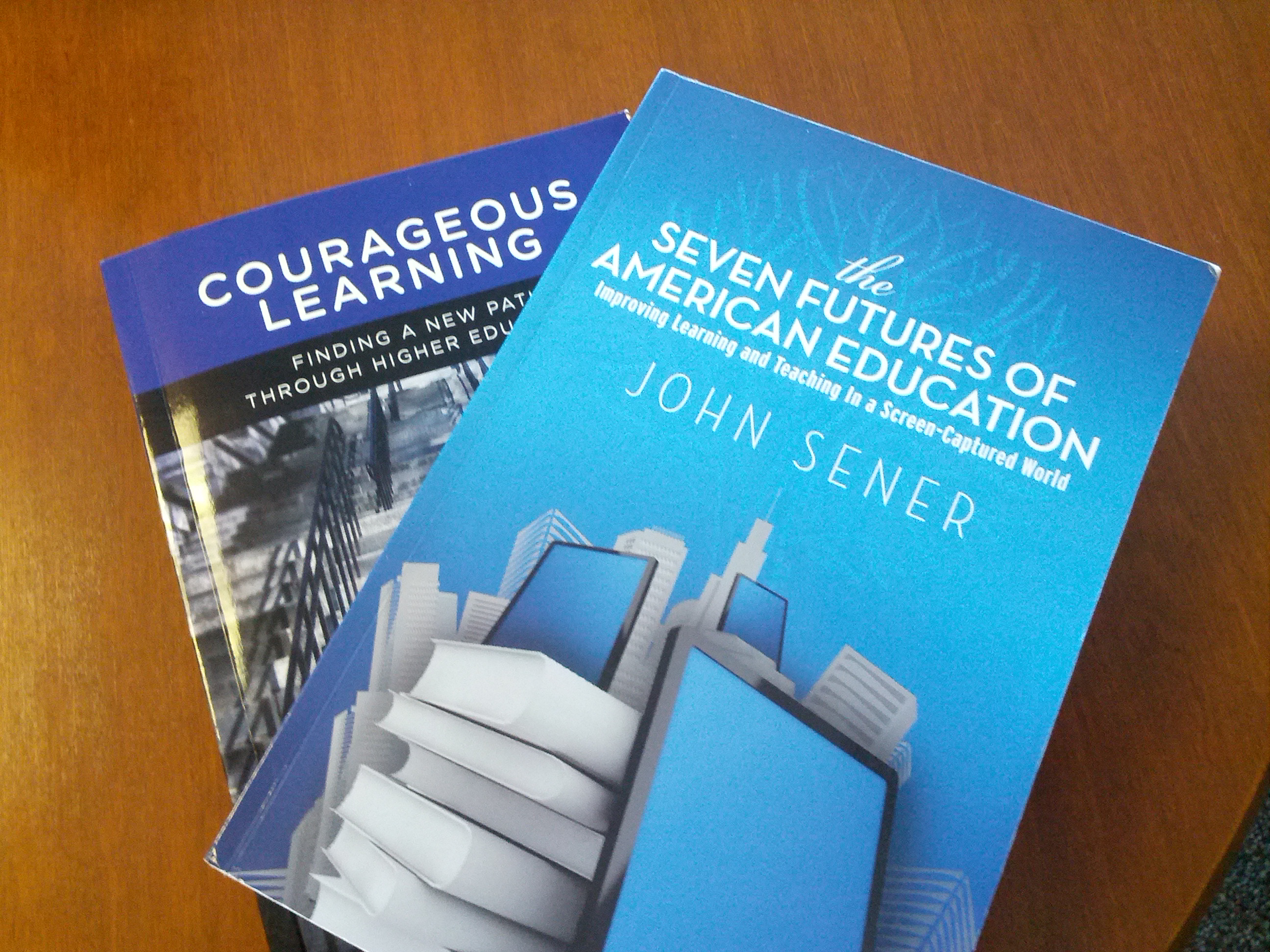 A photo of the first two books mentioned in this blog.
