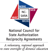 Logo for the National Council for State Authorization Reciprocity Agreements