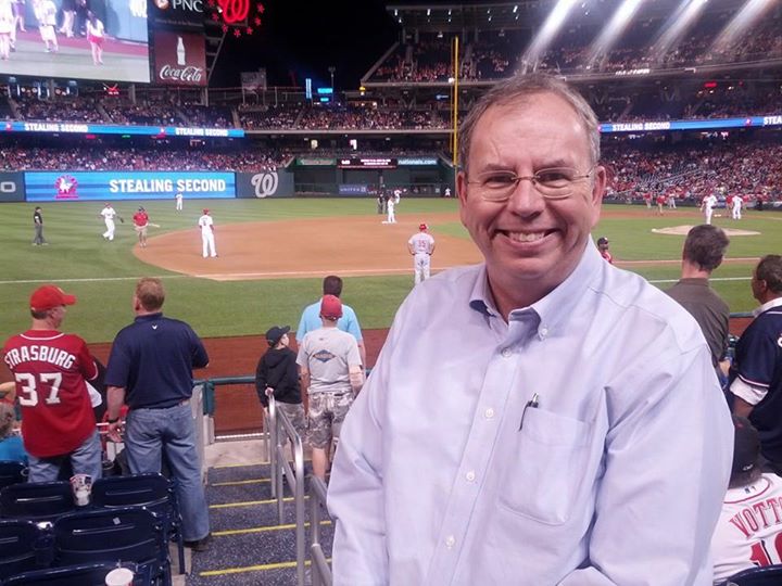 Picture of Russ Poulin at Nationals (baseball) Park in Washington DC.