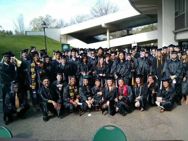 Photo of Ohio University graduates.