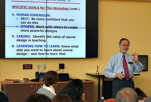 Dr. L. Dee Fink at the University of Denver 