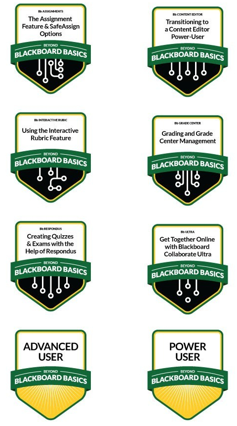 Examples of digital badges