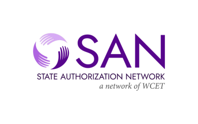SAN, State Authorization Network logo
