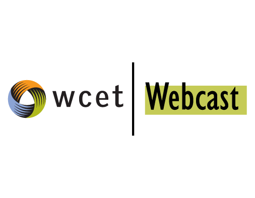 WCET Webcast logo.