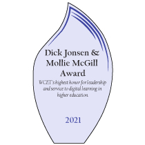 Award logo for the Dick Jonsen and Mollie McGill award.