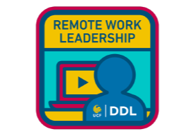 "Remote Work Leadership" icon.