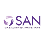 SAN logo: State Authorization Network.