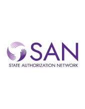 SAN logo: State Authorization Network.