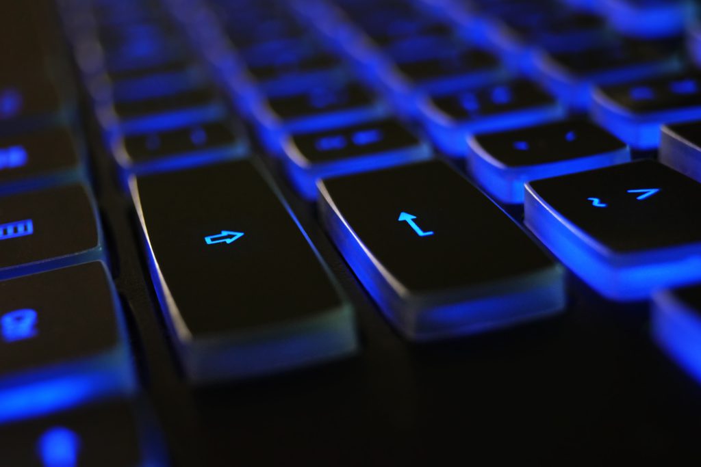 a computer keyboard