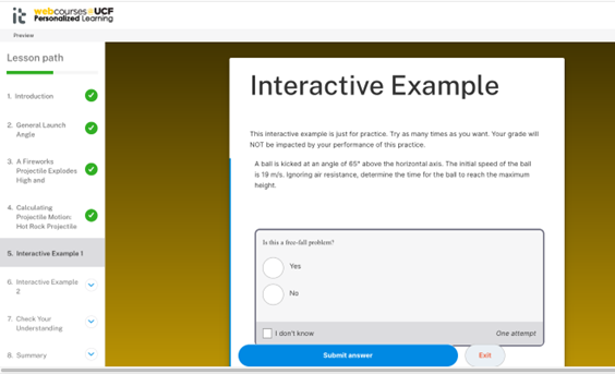 A Lesson with Two Interactive Examples