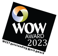 WCET Outstanding Work (WOW) Award 2023.