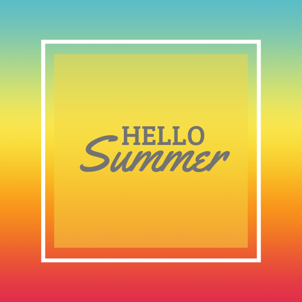 Raindbox text box that says "Helllo Summer"