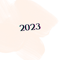 painting of the numbers 2023