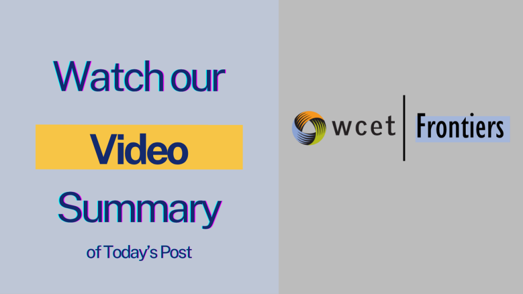 Watch our video summary of today's post. Link to open Youtube summary