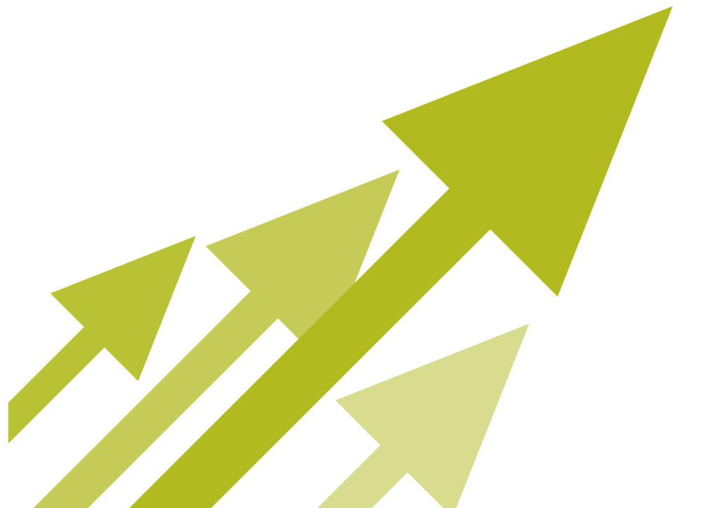 decorative arrows pointing to the upper right, indicating it's time to take action and move forward 