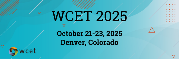 WCET 2025 graphic
October 21 - 23, 2025
Denver, CO
WCET logo