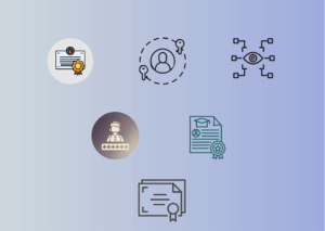 decorative image of badge icons