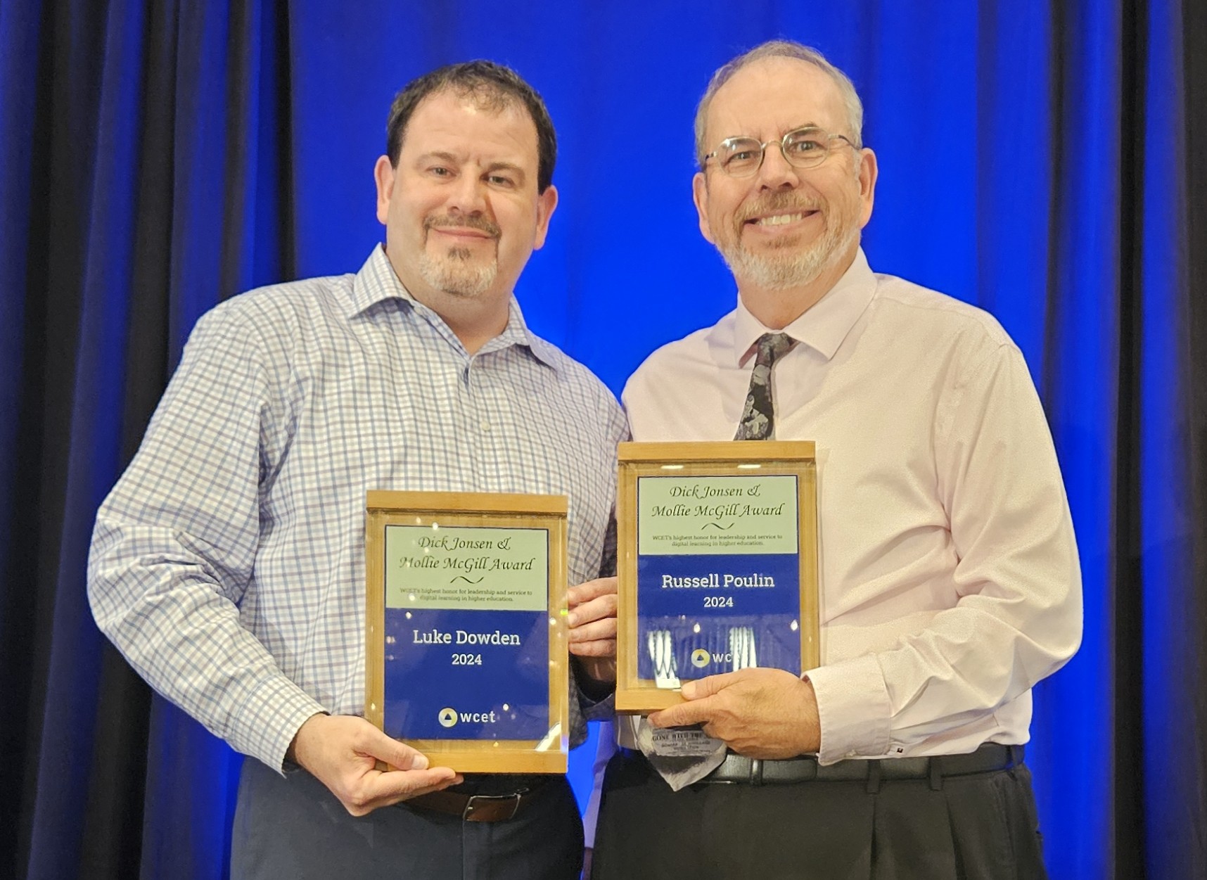 Photo of Luke Dowden and Russ Poulin